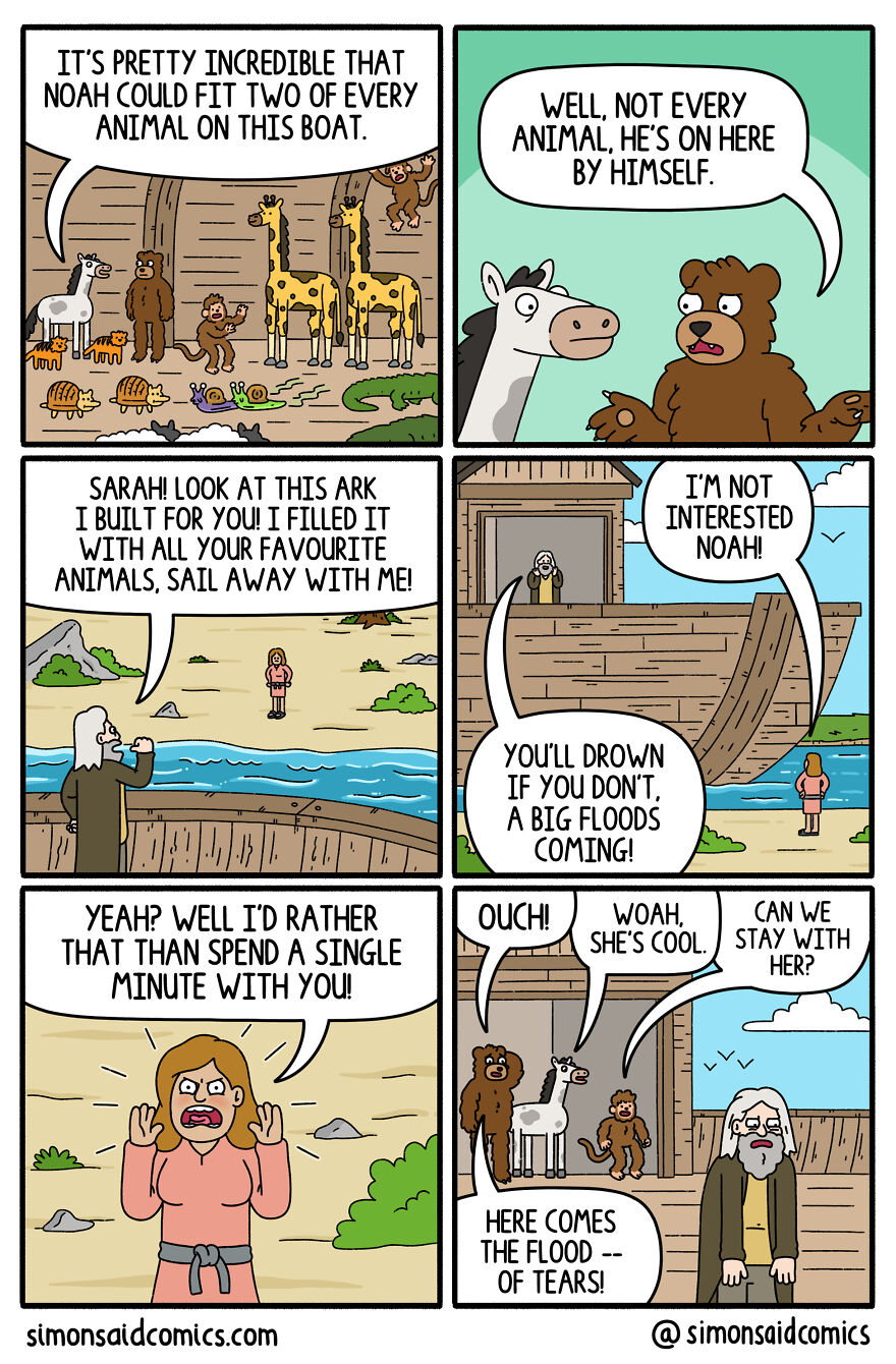 30 Humourous Comics That I Hope Will Tickle Your Funny Bone By Simon Johnson