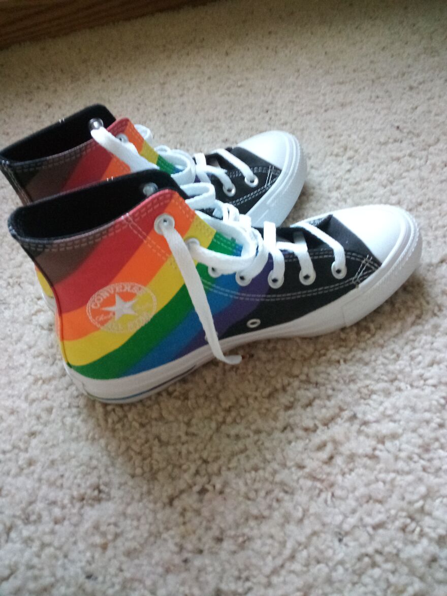 Rainbow Converse, They Have Rainbow Soles Too!