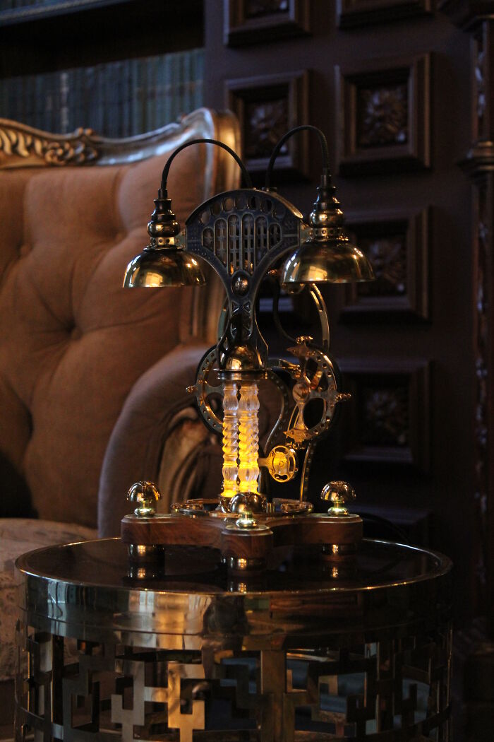 I Create Steampunk-Inspired Lamps By Combining The Past And The Future In An Aesthetically Pleasing, But Unique Style I Create Steampunk-Inspired Lamps By Combining The Past And The Future In An Aesthetically Pleasing, But Unique Style