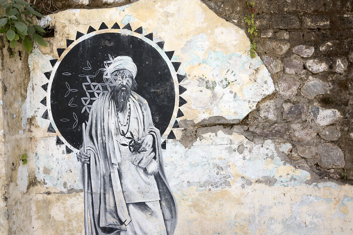 Assembly Hall, Beatles Ashram, Rishikesh, India