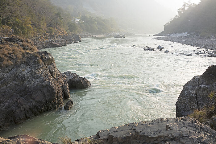 Ganges River, Near Beatles Ashram, Rishikesh, India