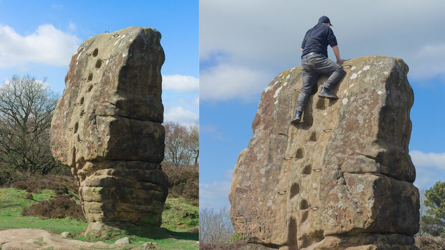 The Cork Stone Stanton Moor The Cork Stone Stanton Moor