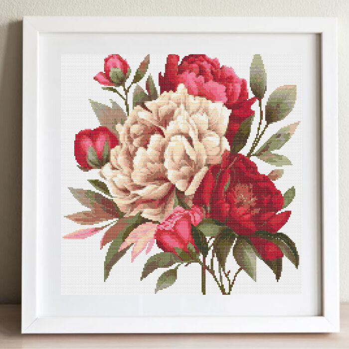 I Created Various Floral Cross Stitch Patterns (15 Pics)