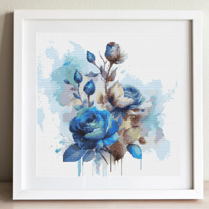 I Created Various Floral Cross Stitch Patterns (15 Pics)