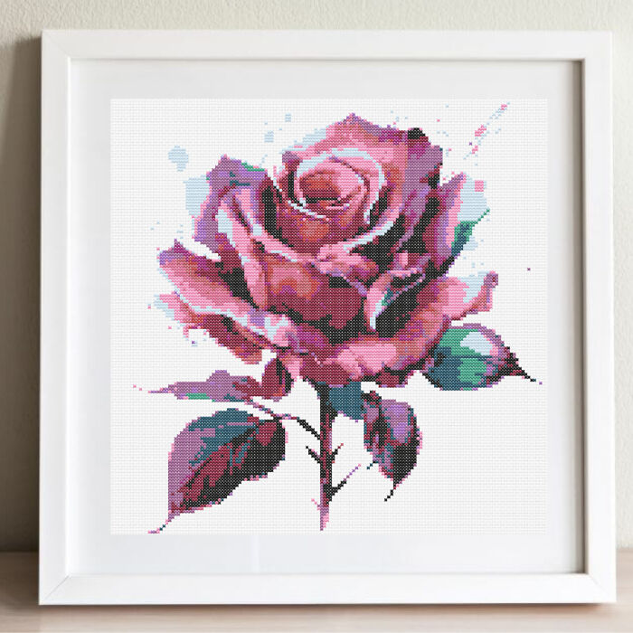 I Created Various Floral Cross Stitch Patterns (15 Pics)