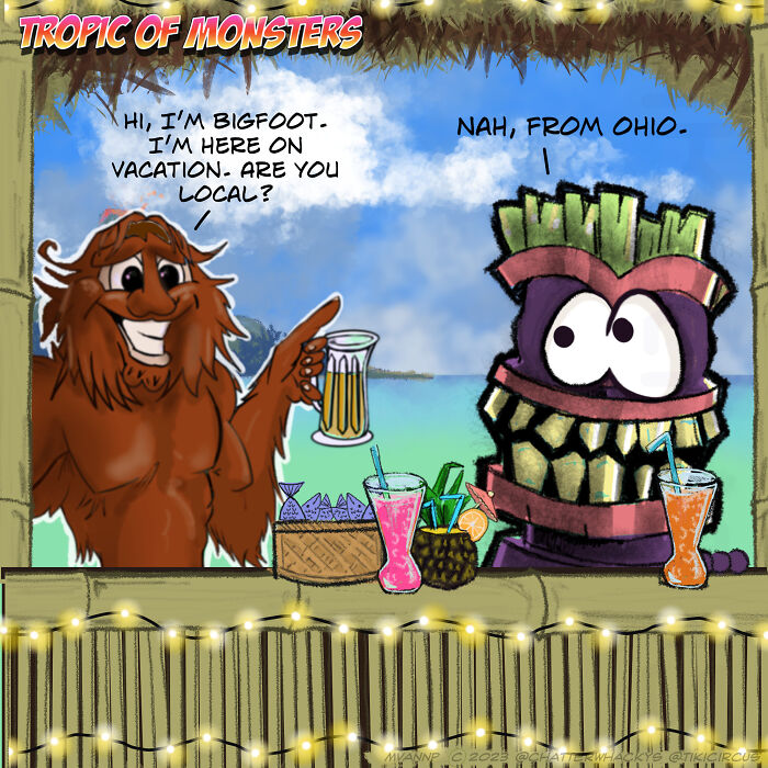 Tropic Of Monsters: My 7 Cartoons