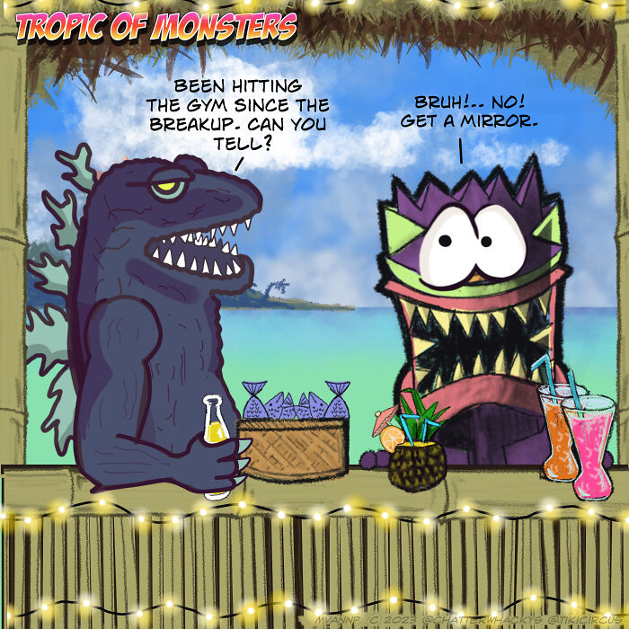 Tropic Of Monsters: My 7 Cartoons