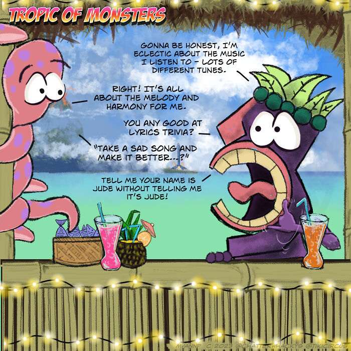 Tropic Of Monsters: My 7 Cartoons