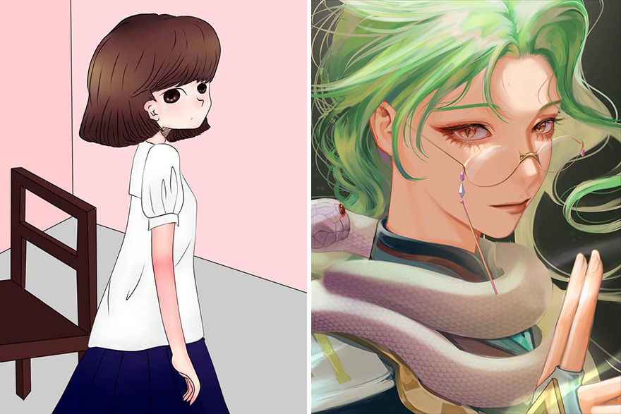 Twitter User Launches Challenge Where The Evolution In The Arts Of His Followers Has To Be Shown