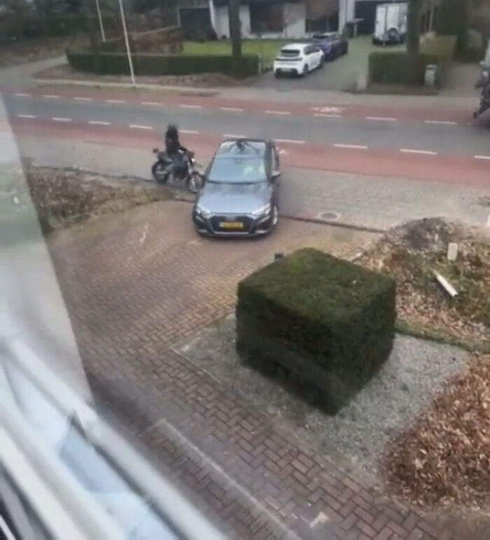 Guy Films The Delivery Of His New Audi