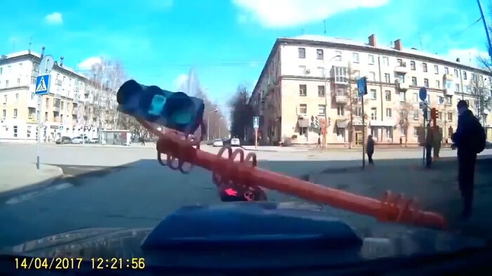 Unsecured Traffic Light