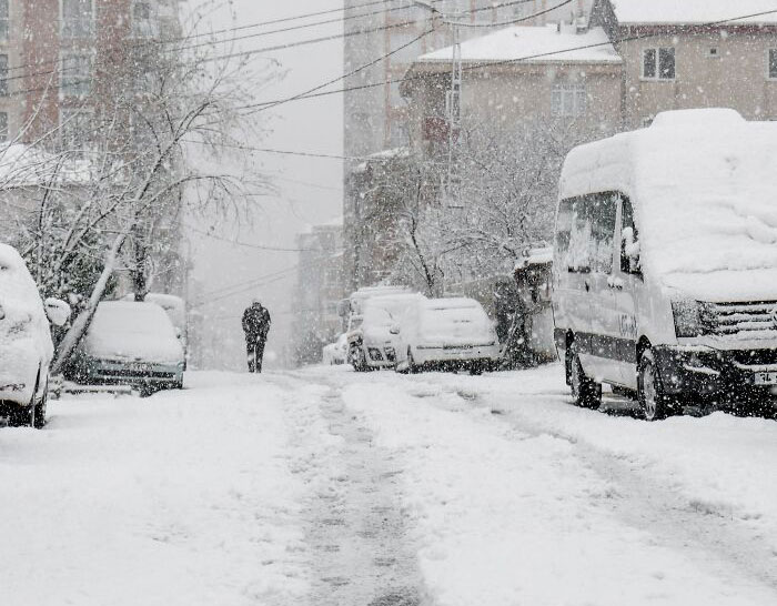 Road After Snowstorm 
