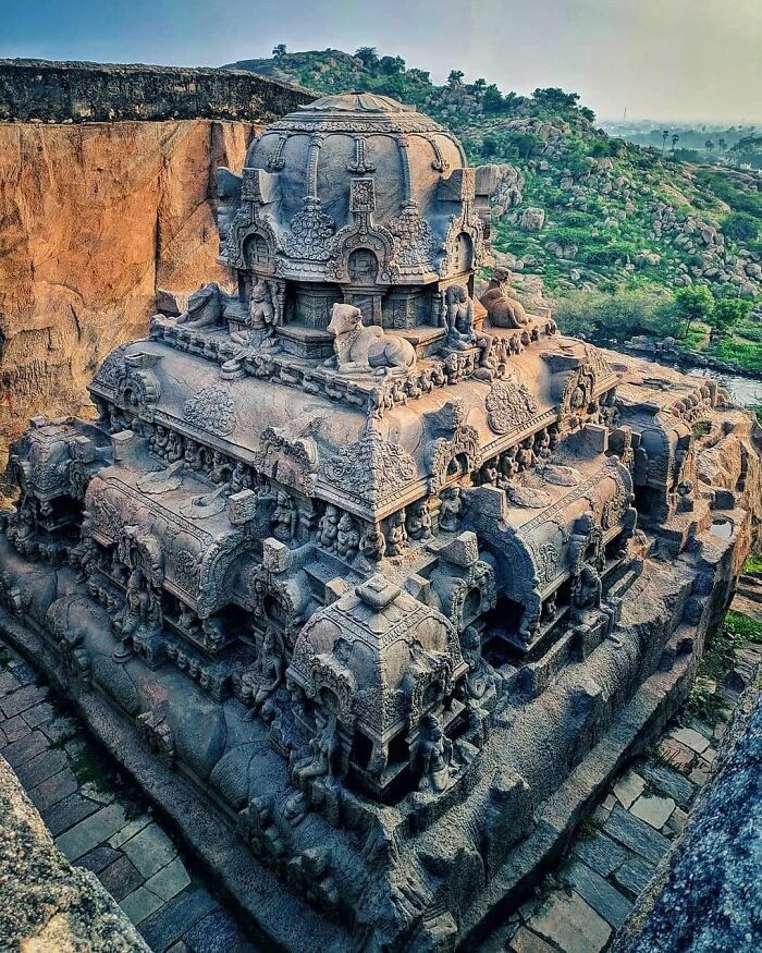 Kailasa Temple In Ellora, Maharashtra, India, Is The World’s Largest Monolithic Piece Of Art