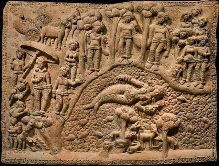 About 2000-2200 Years Old Sculpture Of Mermaid Material : Terracotta West Bengal Bharat (India)