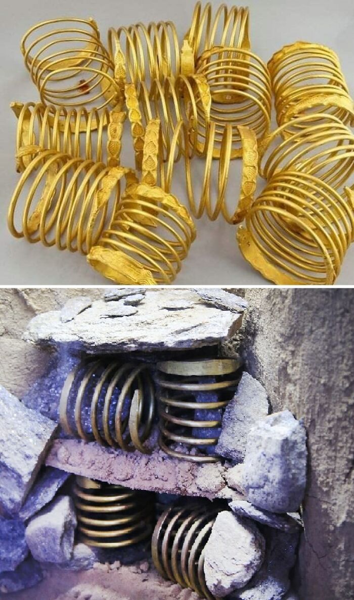 In The Year 2000, One Of The Most Important Discoveries In Geto Dacian History Was Found, 15 Ancient Gold Bracelets From Sarmizegetusa That Shook The Foundation Of Romanian History