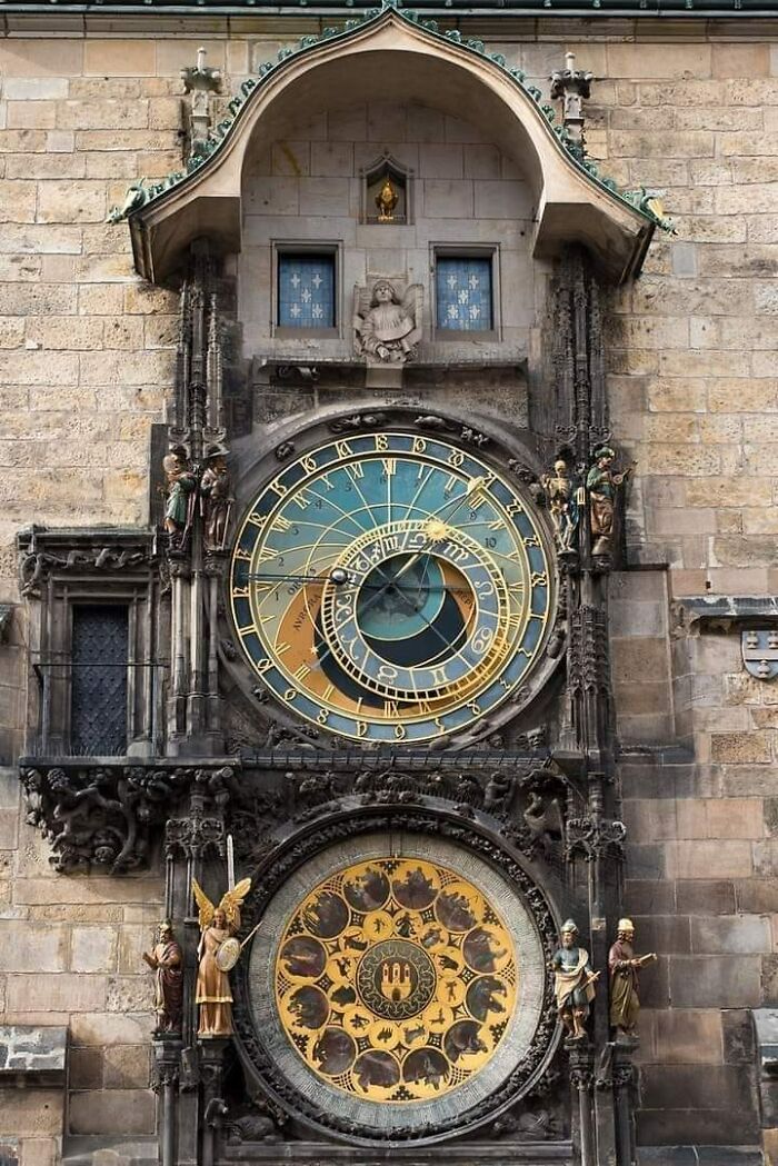The Prague Astronomical Clock, The Medieval Clock Was Installed In 1410 And Is Considered To Be The Oldest Operating Astronomical Clock In The World