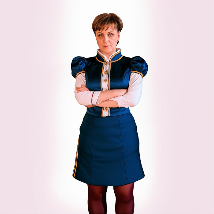 Angela Merkel As Chun-Li