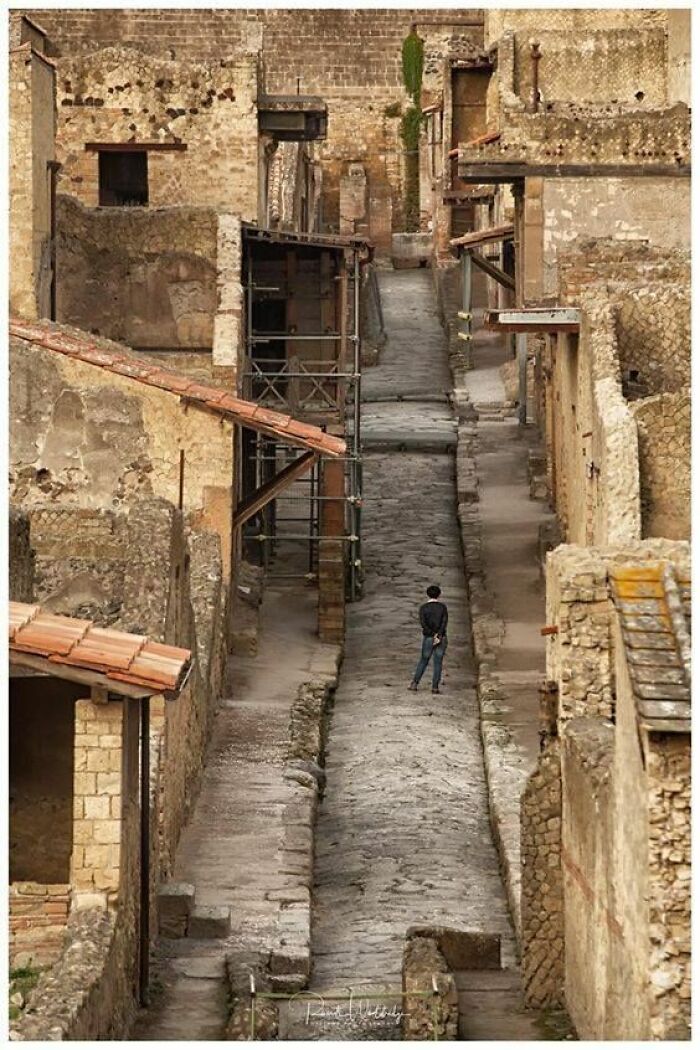 The Ruins Of Herculaneum. Similar, But Better Preserved Than Pompeii