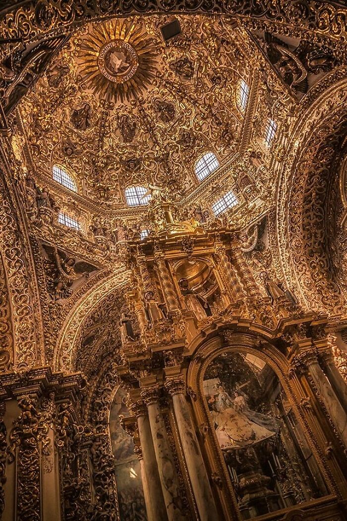 The Church Of Santo Domingo In Puebla, Mexico, Is A Rather Ordinary Looking Cathedral, But Inside, A Wonder Awaits