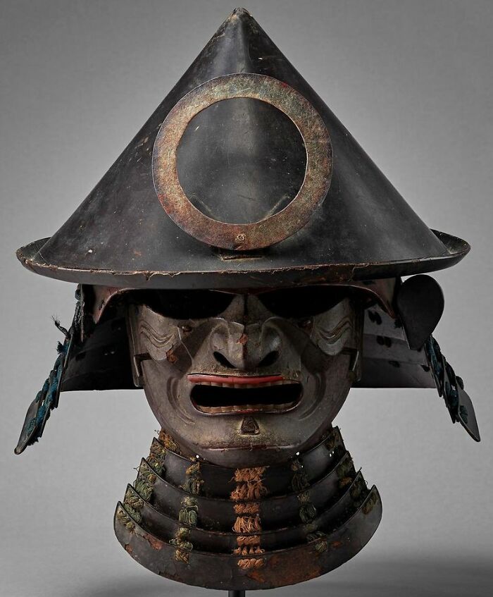 Conical Helmet With Iron Mask. Japan, 17th Century