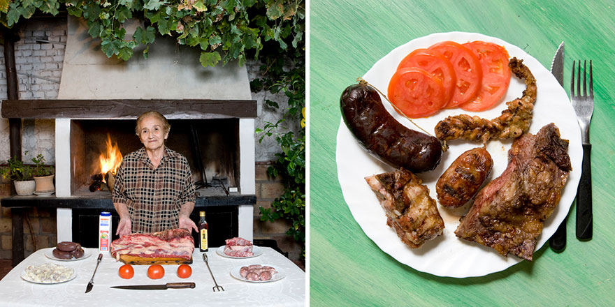 Isolina, 83, Argentina: Asado Criollo (Mixed Meats Barbecue)