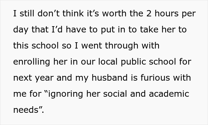Mom Refuses To Drive Her Gifted Daughter To College-Level School, Ignores Every Option To Make It Possible Mom Refuses To Drive Her Gifted Daughter To College-Level School, Ignores Every Option To Make It Possible