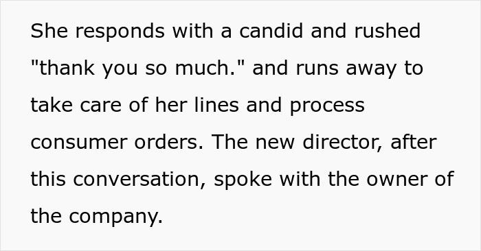 New Director Hosts A Meeting At 8 AM, Despite The Line Manager's Warnings Regarding The Process, Causing Production To Stall New Director Hosts A Meeting At 8 AM, Despite The Line Manager's Warnings Regarding The Process, Causing Production To Stall