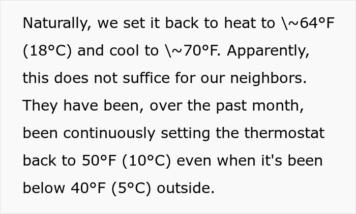 Person Is Sick And Tired Of Roommates Setting The Thermostat To Extreme Temperatures, Decides To Teach Them A Lesson Person Is Sick And Tired Of Roommates Setting The Thermostat To Extreme Temperatures, Decides To Teach Them A Lesson