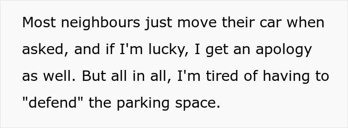 Neighbors Keep Parking In This Person’s Specially Reserved Spot, They Lose Patience And Call The Cops Neighbors Keep Parking In This Person’s Specially Reserved Spot, They Lose Patience And Call The Cops