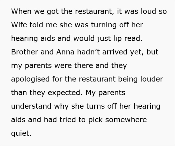 Man Leaves Dinner After His Future SIL Calls His Deaf Wife Defective And His 3 Y.O. Daughter Impolite For “Banging On The Table”