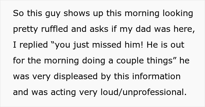 “You Must Not Know Your Boss Very Well”: Boss’s Child Shuts Down Entitled Customer Who Tried To Get Product For Free By Claiming To Know The Boss “You Must Not Know Your Boss Very Well”: Boss’s Child Shuts Down Entitled Customer Who Tried To Get Product For Free By Claiming To Know The Boss