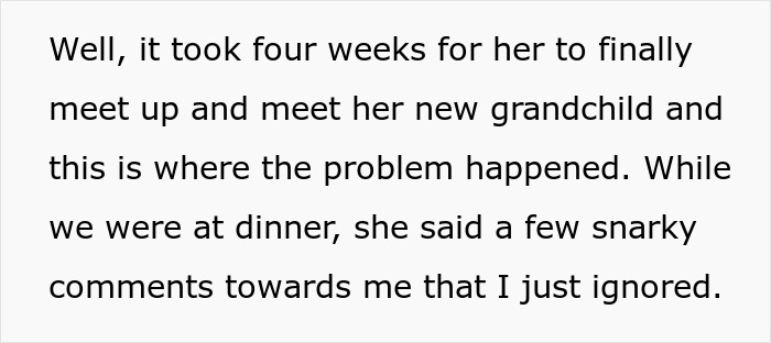 Text discussing a problem between a new mom and MIL over grandchild's footprint tattoo. Text discussing a problem between a new mom and MIL over grandchild's footprint tattoo.