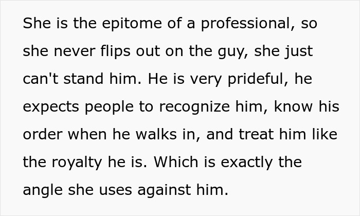 “Table For One?”: Waitress Gets Back At Diner Regular Who Always Expects To Be Welcomed With Open Arms “Table For One?”: Waitress Gets Back At Diner Regular Who Always Expects To Be Welcomed With Open Arms