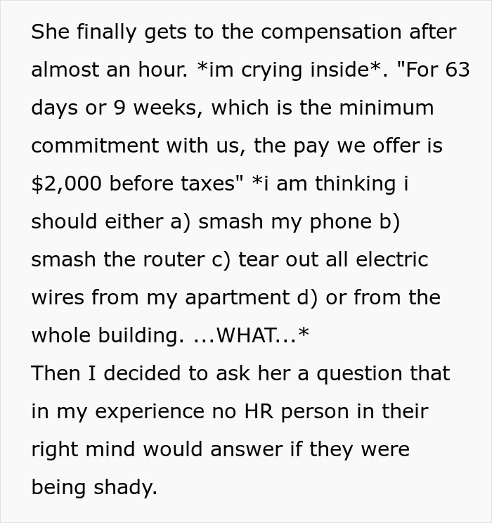 "The Pay We Offer Is $2 Before Taxes": Person Goes Viral With Their "Job Interview From Hell" Story