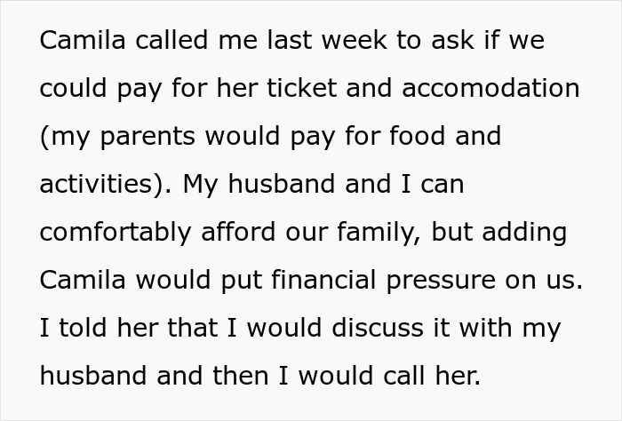 “AITA For Not Paying For My Sister's Vacation Because She Won't Agree To Babysit?” “AITA For Not Paying For My Sister's Vacation Because She Won't Agree To Babysit?”