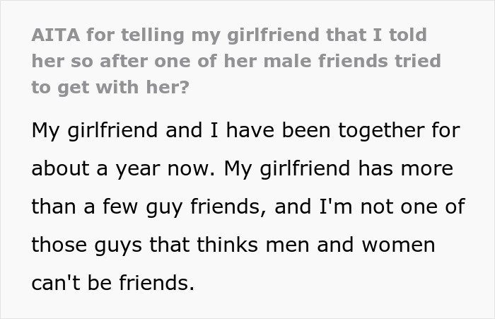 man says to his girlfriend 