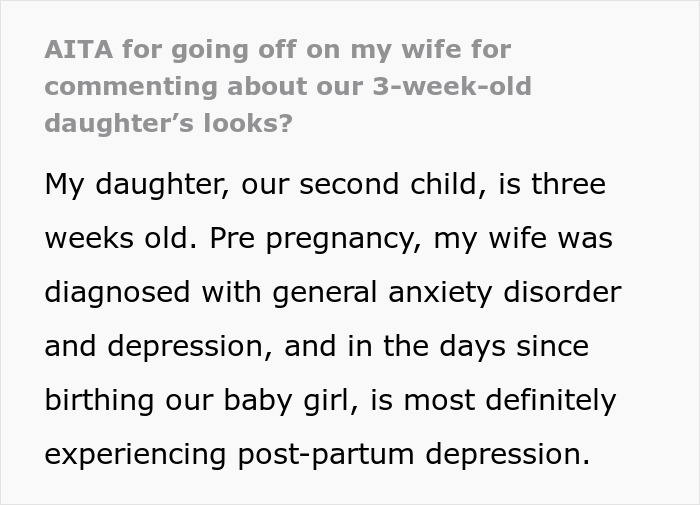 Mom Is Disappointed Her Baby Daughter Looks More Like Her Husband Than Her, Keeps Bashing Her Looks Until Husband Finally Snaps Mom Is Disappointed Her Baby Daughter Looks More Like Her Husband Than Her, Keeps Bashing Her Looks Until Husband Finally Snaps