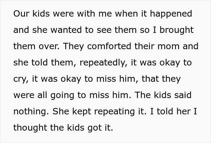 Mom Is Disgusted With Kids’ Lack Of Grief Over Their Late Stepfather, Their Real Dad Steps In To Bring Her Back To Earth Mom Is Disgusted With Kids’ Lack Of Grief Over Their Late Stepfather, Their Real Dad Steps In To Bring Her Back To Earth