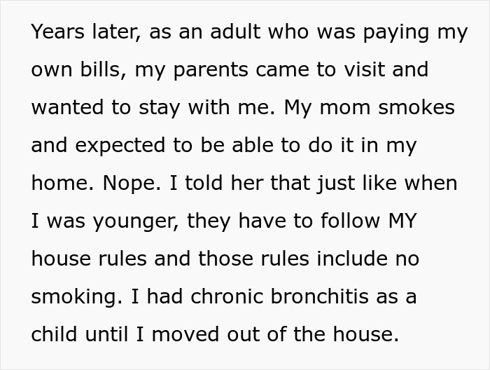 Woman Teaches Her Parents A Lesson By Turning Their “My Home, My Rules” Against Them Woman Teaches Her Parents A Lesson By Turning Their “My Home, My Rules” Against Them