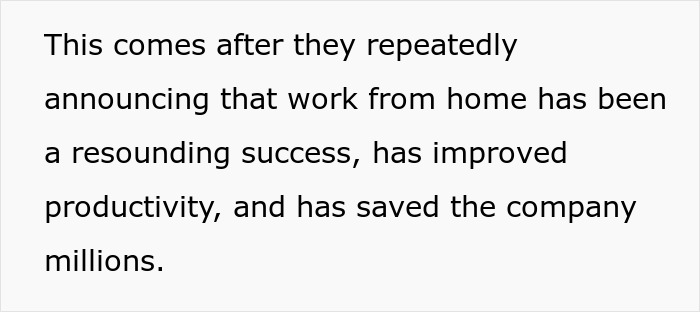 Company Breaks Promise That “Working From Home Would Be Permanent” And Workers Are Angry Company Breaks Promise That “Working From Home Would Be Permanent” And Workers Are Angry