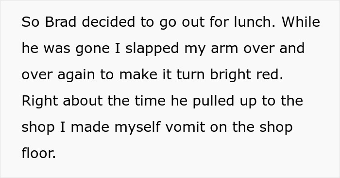 Employee Gets Sweet Revenge On A Manager Who Splashed Windshield Washer Fluid On Their Arm As A Joke Employee Gets Sweet Revenge On A Manager Who Splashed Windshield Washer Fluid On Their Arm As A Joke