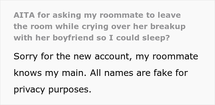 Woman Quits Helping When Roommate Won’t Calm Down For 1.5 Hours And Asks Her To Leave The Room, Results In The Silent Treatment Woman Quits Helping When Roommate Won’t Calm Down For 1.5 Hours And Asks Her To Leave The Room, Results In The Silent Treatment