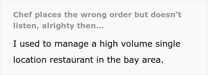 Chef Yells At Assistant Manager For Calling Him On His Day Off, So They Just Let Him Learn About His Fail The Hard Way