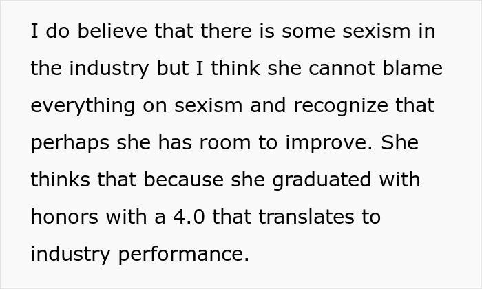 Guy Challenges His GF's Claims About Sexism At Work, Gets An Eye-Opening Reality Check Guy Challenges His GF's Claims About Sexism At Work, Gets An Eye-Opening Reality Check