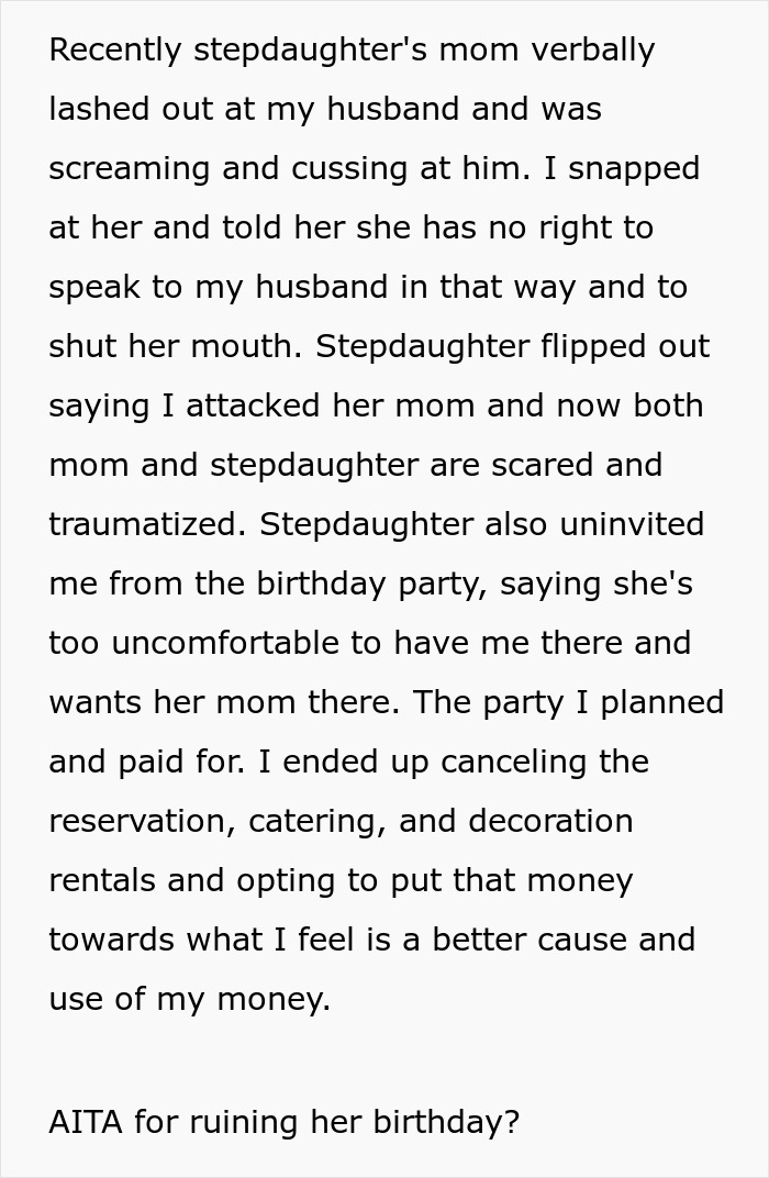 Man Gets Called A “Bad Dad” Over Inability To Buy Daughter $5K Worth Of Gifts, Stepmom Cancels The Teen’s Birthday Party In Return