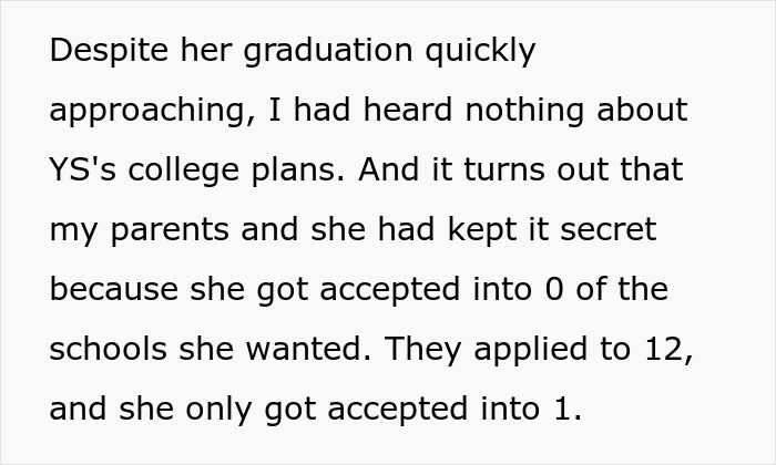 Siblings Feel Nothing But Glee As Their Youngest Sister Fails To Enter Her Dream Colleges Despite Being Parents' Huge Favorite