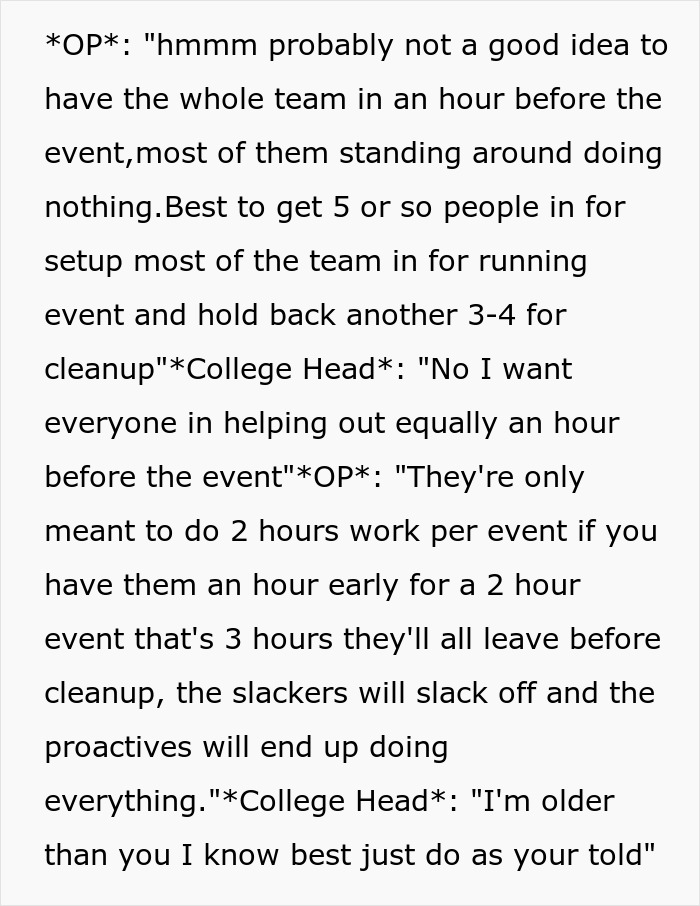 Manager Believes Age Equals Seniority And Demands Employee Do As She Says, They Maliciously Comply And Leave Her To Deal With The Fallout Manager Believes Age Equals Seniority And Demands Employee Do As She Says, They Maliciously Comply And Leave Her To Deal With The Fallout