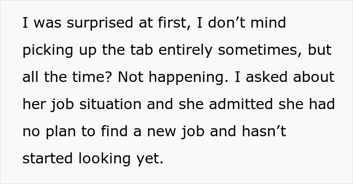 Friend Asks Woman To Pay For Everything When They Go Out Since She Lost Her Job, Gets “Not Happening” Reply Friend Asks Woman To Pay For Everything When They Go Out Since She Lost Her Job, Gets “Not Happening” Reply