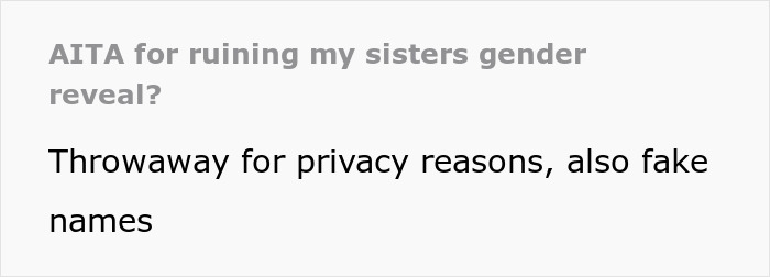 Man Calls His Sister "An Evil Human Being" After Finding Out Her Baby Is Named The Same As His Stillborn Daughter, Asks If He’s The Jerk Man Calls His Sister "An Evil Human Being" After Finding Out Her Baby Is Named The Same As His Stillborn Daughter, Asks If He’s The Jerk