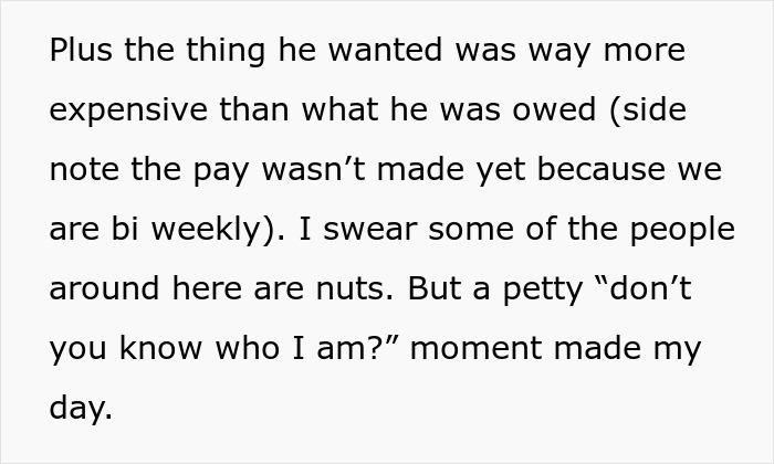 “You Must Not Know Your Boss Very Well”: Boss’s Child Shuts Down Entitled Customer Who Tried To Get Product For Free By Claiming To Know The Boss “You Must Not Know Your Boss Very Well”: Boss’s Child Shuts Down Entitled Customer Who Tried To Get Product For Free By Claiming To Know The Boss
